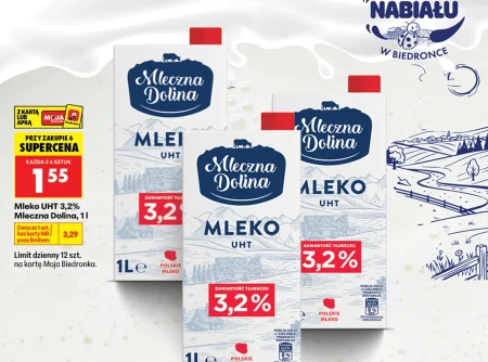 Молоко Mleczna Dolina
