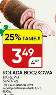 Rolada boczkowa Chata polska