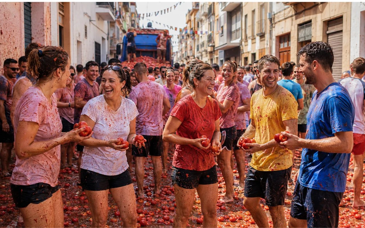 Festiwal La Tomatina w Hiszpanii La Tomatina 2026. Hiszpański festiwal pomidorów odbędzie się już 26 sierpnia