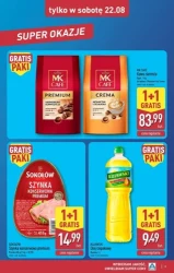 Ceny spadają na weekend - Aldi