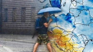 Środa będzie pochmurna i deszczowa, z możliwymi burzami na zachodzie i południu. Powinniśmy jednak uniknąć gradobicia