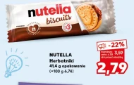 Herbatniki Nutella