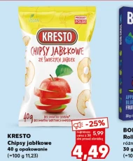 Chipsy jabłkowe Kresto