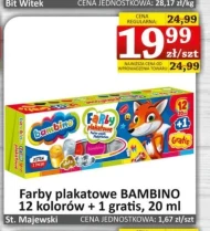 Farby plakatowe Bambino