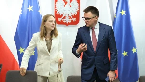 Katarzyna Pełczyńska-Nałęcz i Szymon Hołownia