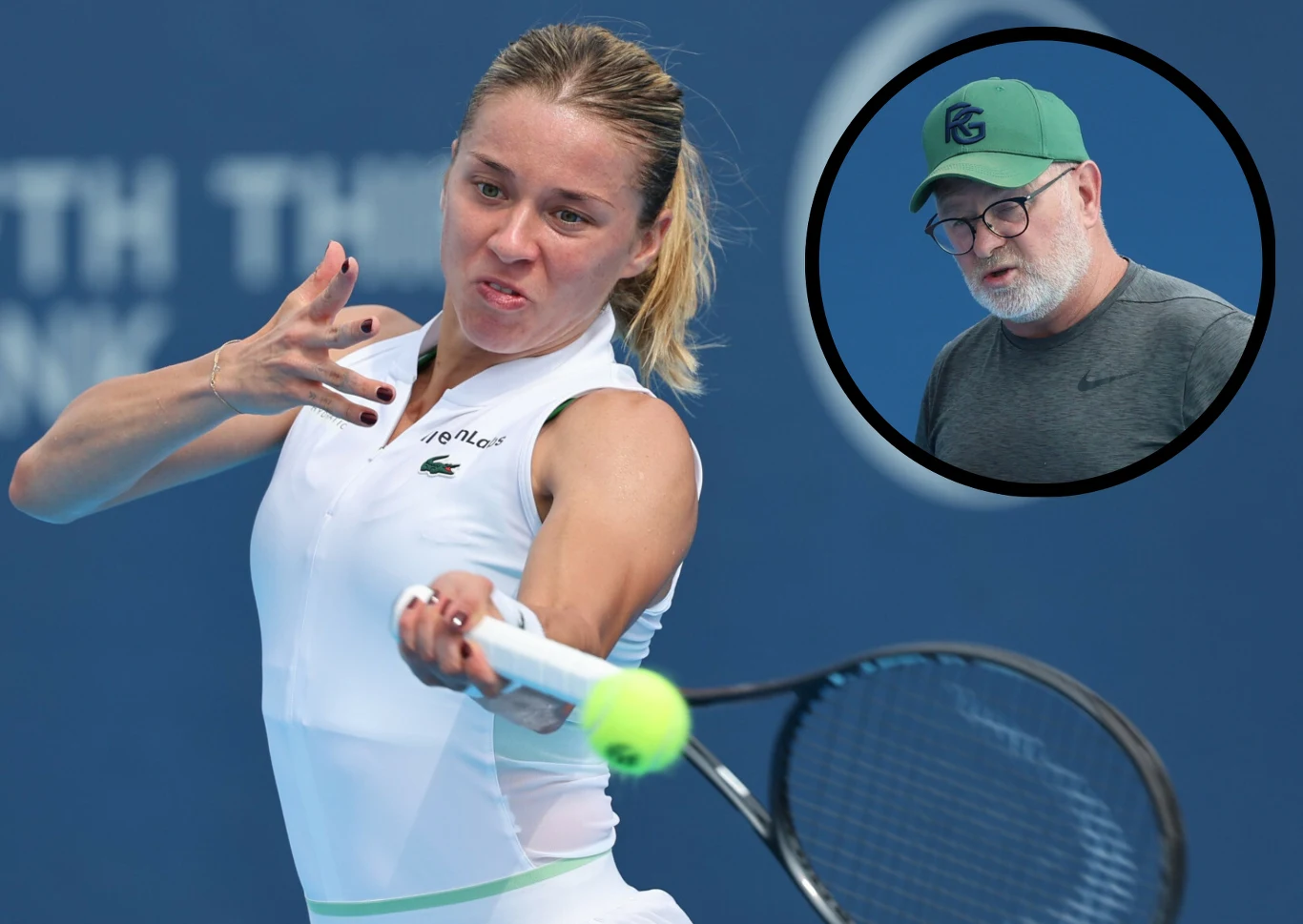 Maja Chwalińska i trener Jaroslav Machovsky szykują się na US Open. Maja Chwalińska i trener Jaroslav Machovsky szykują się na US Open.