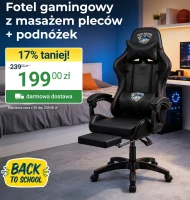 Fotel gamingowy Back to Black