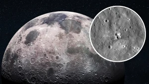 NASA sfotografowała nowy krater na Księżycu. Powstał po uderzeniu rakiety