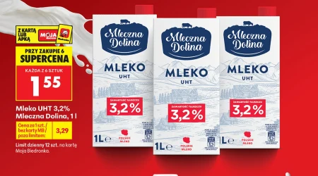 Молоко Mleczna Dolina