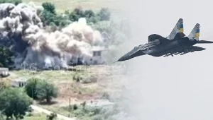 Ukraiński MiG-29 w akcji. Rosyjska baza zrównana z ziemią 