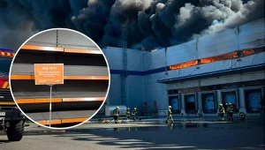 Puste półki w sklepach w Kijowie po kolejnym ataku na jeden z magazynów