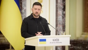 Prezydent Ukrainy Wołodymyr Zełenski