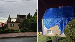 Zerwane i uszkodzone dachy w Małopolsce