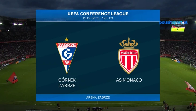Górnik Zabrze - AS Monaco. Skrót meczu. WIDEO