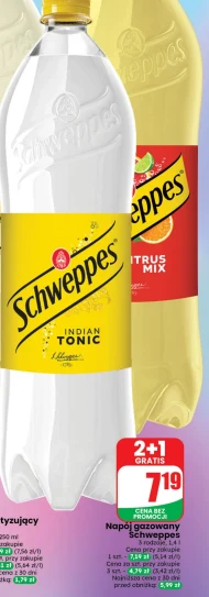 Napój gazowany Schweppes