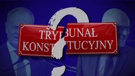 "Koniec państwa prawa i nikogo to nie obchodzi". Przemysław Szubartowicz o Macieju Berku w TK | grafika: Magdalena Piasecka