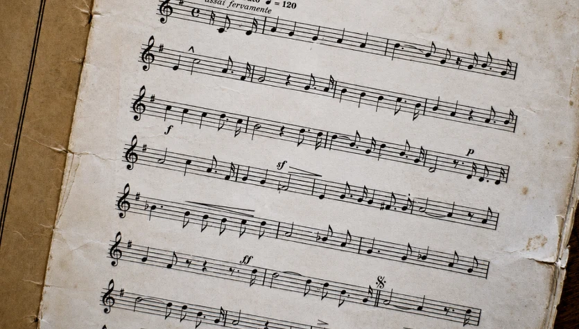 Fragment zapisu nutowego "Marsylianki"