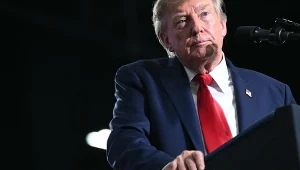 Prezydent USA Donald Trump podczas wiecu wyborczego na rzecz Darline Graham