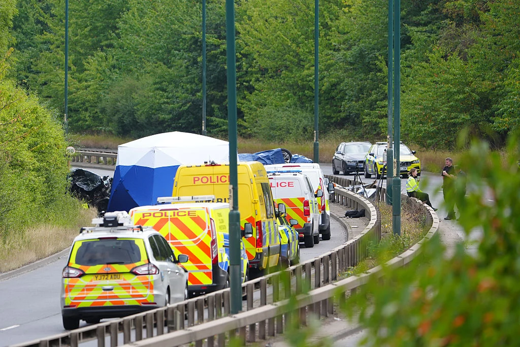 Wielka Brytania. Polak wśród ofiar tragicznego wypadku. Zginęło siedem osób Akcja służb po wypadku na drodze A66 w pobliżu Middlesbrough w Wielkiej Brytanii.