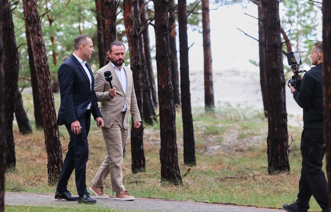 Karol Nawrocki i Krzysztof Stanowski w Juracie Karol Nawrocki i Krzysztof Stanowski w Juracie.