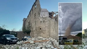 Potężne tornado uderzyło w Europie. "Jak ogromny czerwony i żółty komin"