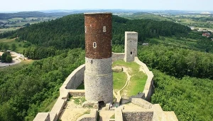 Widok z wieży Zamku w Chęcinach 