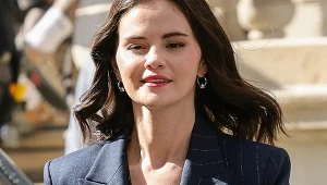 Selena Gomez na planie serialu "Only Murders in the Building"