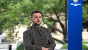 Prezydent Ukrainy Wołodymyr Zełenski