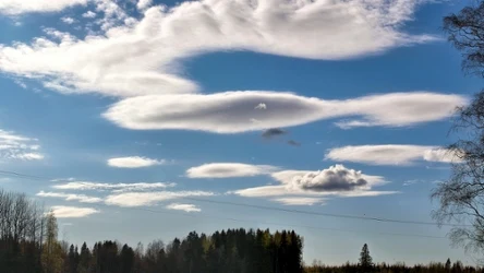 To nie UFO, a chmury soczewkowe