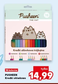 Олівці та кольорові олівці Pusheen
