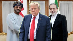  Sajjid Badr al-Busaidi, Donald Trump i Abbas Araghchi 