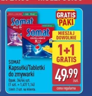 Kapsułki do zmywarki Somat