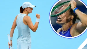 Tenis. Na zdjęciu Iga Świątek i Aryna Sabalenka