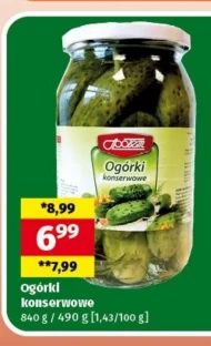 Ogórki konserwowe Społem