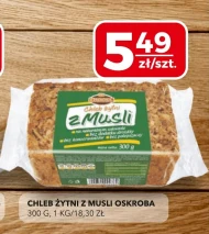 Chleb żytni Oskroba