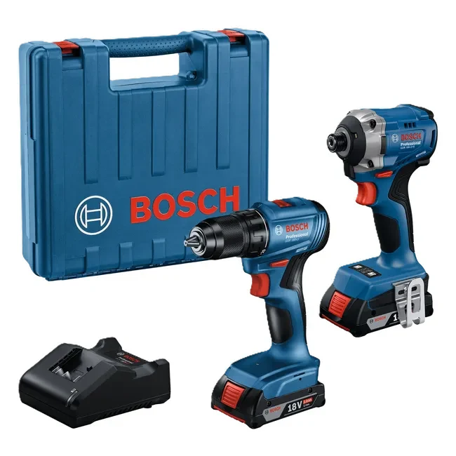 Bosch za 797 zł, ale tutaj dostajemy dwa urządzenia Zestaw narzędzi Bosch składający się z dwóch akumulatorowych wkrętarek, walizki transportowej oraz ładowarki.