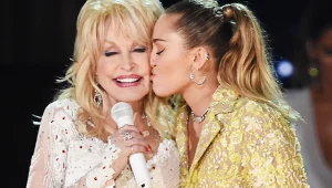 Dolly Parton ze swoją chrześnicą - Miley Cyrus
