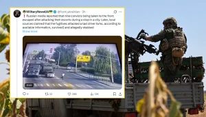 Spektakularna ucieczka Rosjan, nie chcieli jechać na front