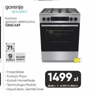 Kuchenka gazowo-elektryczna Gorenje