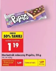 Mleczny baton Papita