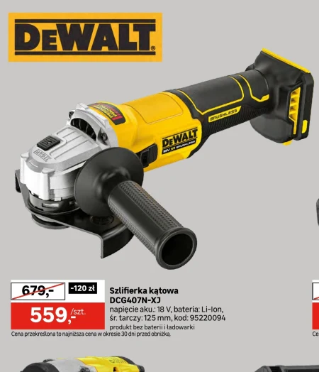 Кутова шліфувальна машина Dewalt