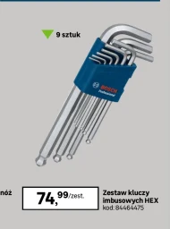 Zestaw kluczy imbusowych Bosch