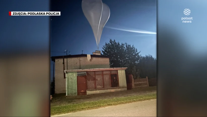 "Wydarzenia": Balony z nielegalnym ładunkiem