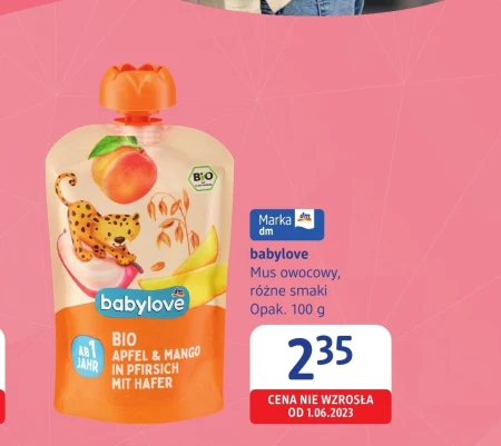 Фруктовий мус Babylove