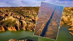 Szczelina do piekła w Chinach? Niezwykłe pęknięcie ma 10 km długości