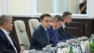 Andrzej Domański wziął udział w konferencji prasowej po posiedzeniu rządu. 