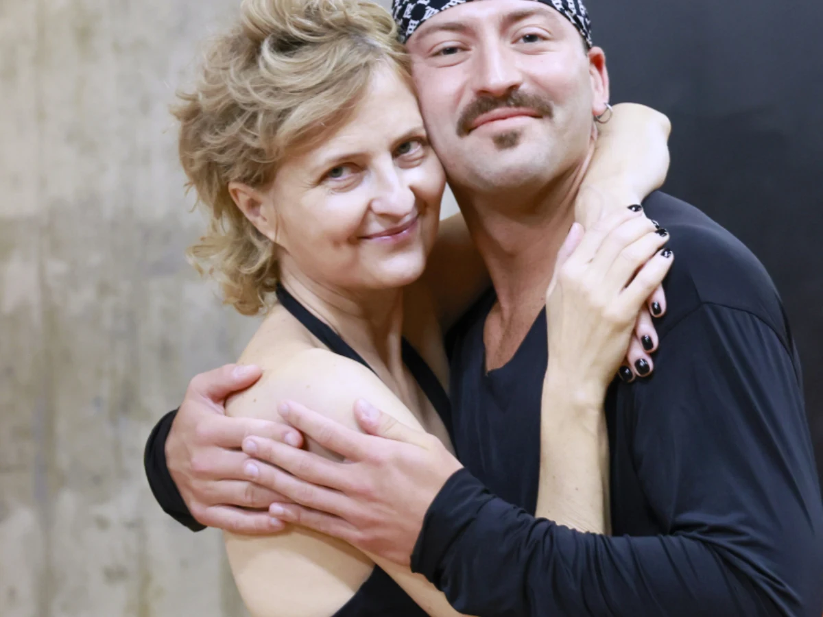 Izabela Kuna i Michał Bartkiewicz na treningu do "Tańca z gwiazdami" Izabela Kuna i Michał Bartkiewicz podczas treningu do 19. edycji programu Taniec z gwiazdami.