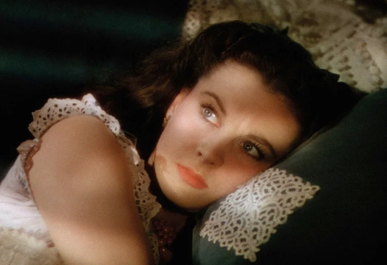 Vivien Leigh w filmie "Przeminęło z wiatrem"
