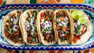 Tacos z mięsem i warzywami to szybki sposób na pyszny obiad w meksykańskim stylu