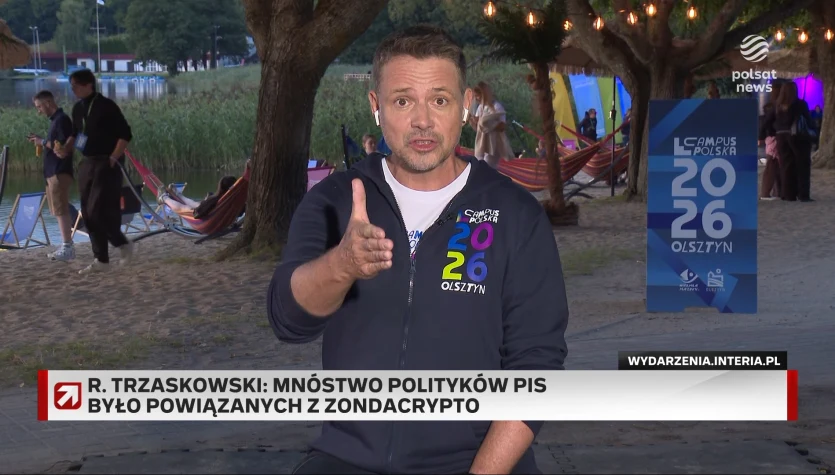 Trzaskowski w ''Gościu Wydarzeń'' o aferze Zondacrypto: Mnóstwo polityków PiS-u było powiązanych